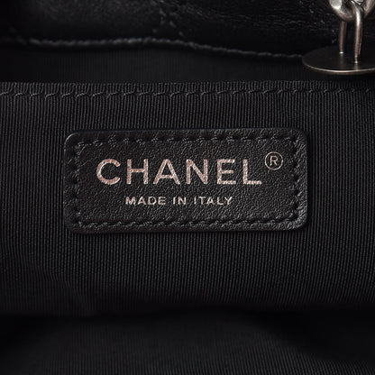 Chanel Calfskin Stitched Large Hobo Black 7 of 9