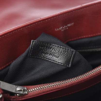 Saint Laurent Calfskin Y Quilted Monogram Medium Loulou Chain Satchel Palissandre 6 of 9