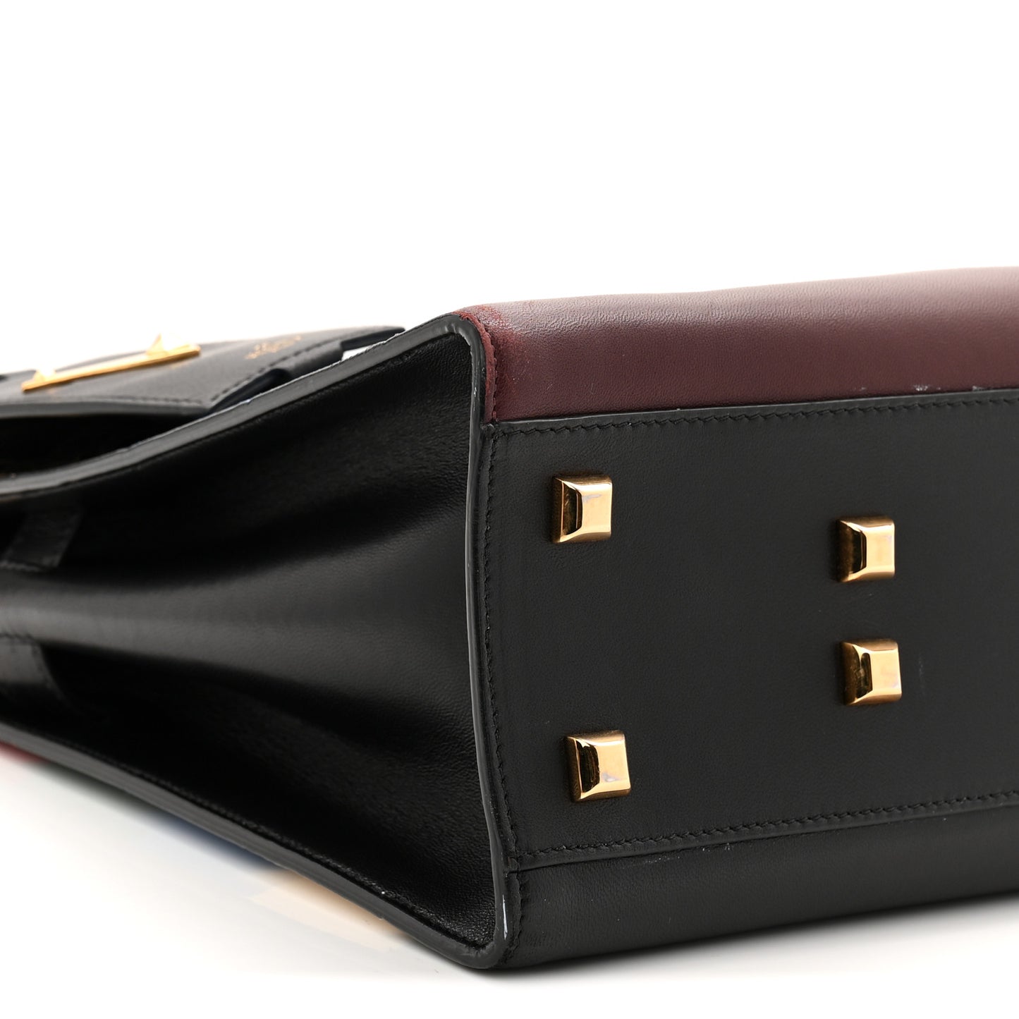 Vitello Striped Medium My Rockstud Frame Bag Multicolor