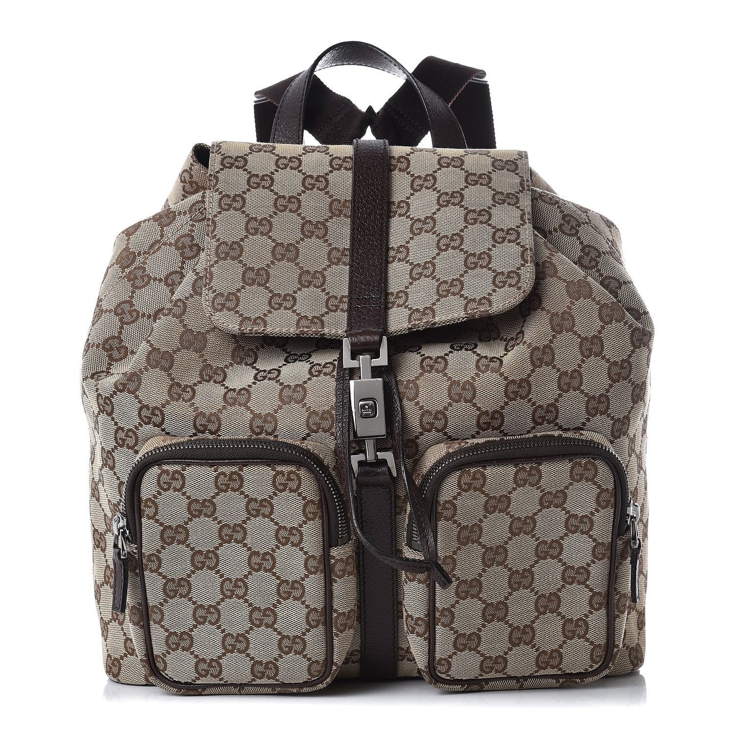 Monogram Backpack Dark Brown