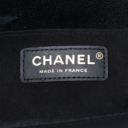 Chanel Caviar Quilted Medium Boy Flap Black 6 of 10
