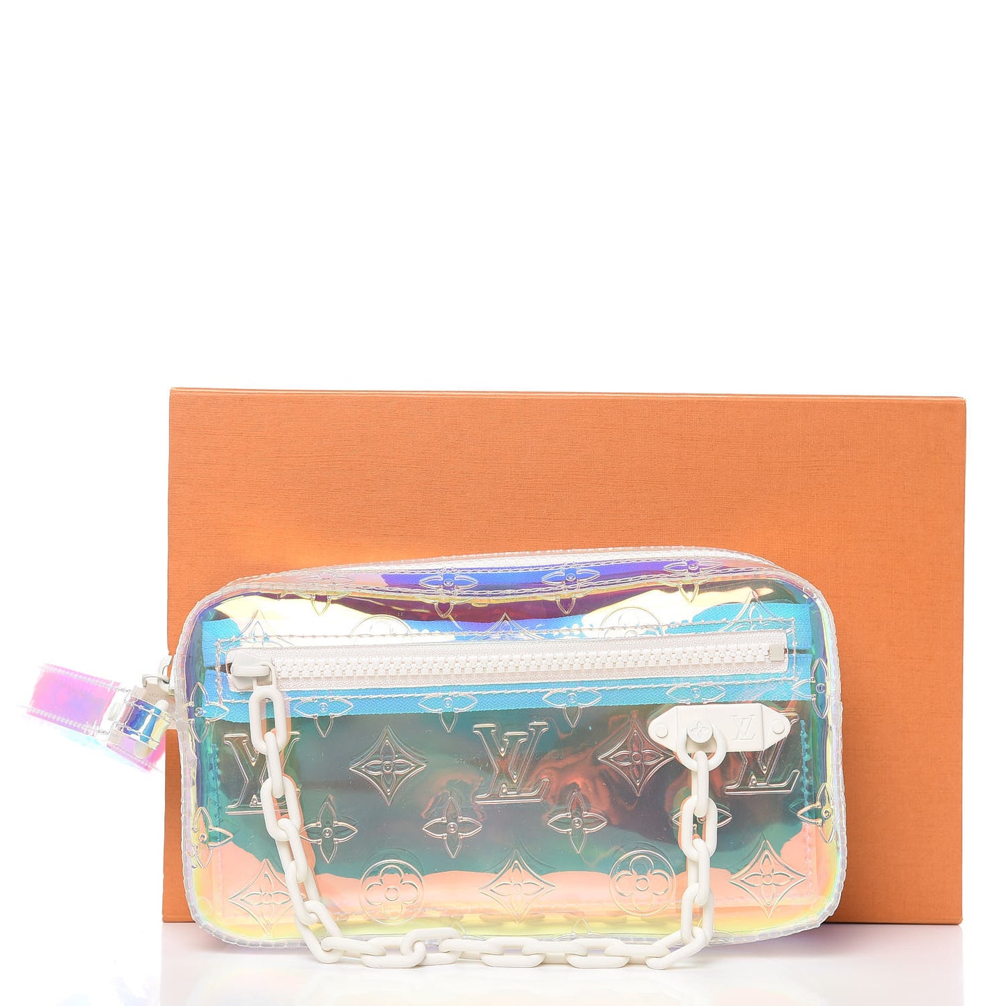 PVC Monogram Pochette Volga Iridescent Prism