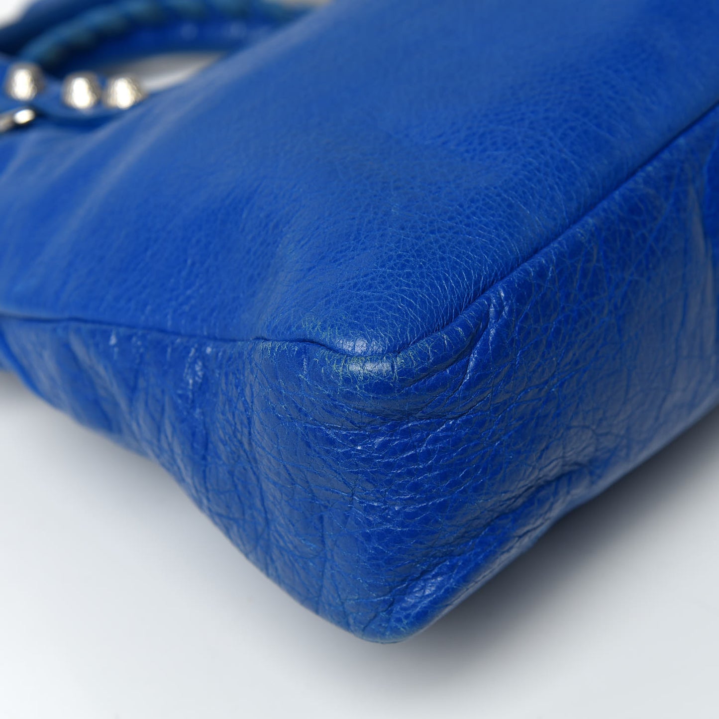 Agneau Giant 12 Silver Hardware Town Bleu Lazuli