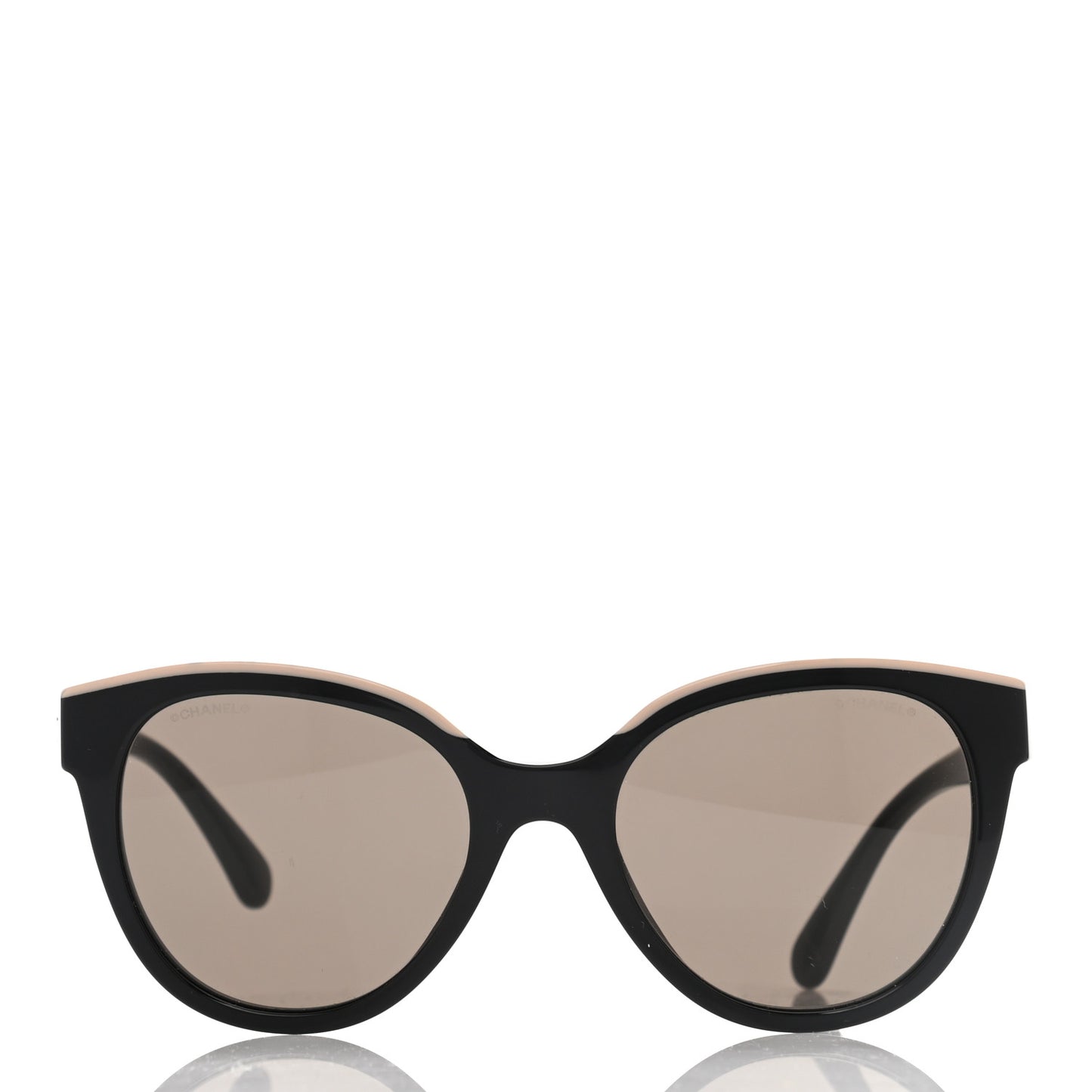Acetate CC Butterfly Sunglasses 5414 Black Beige