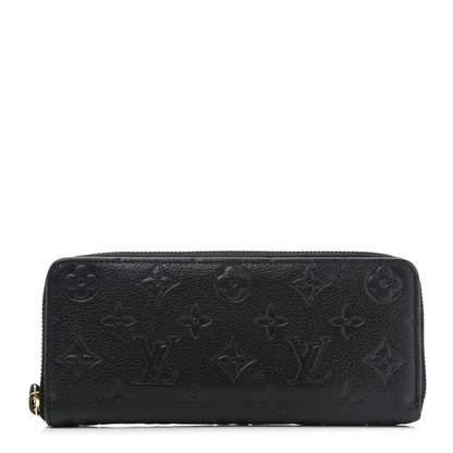 Louis Vuitton Empreinte Clemence Wallet Black 1 of 11