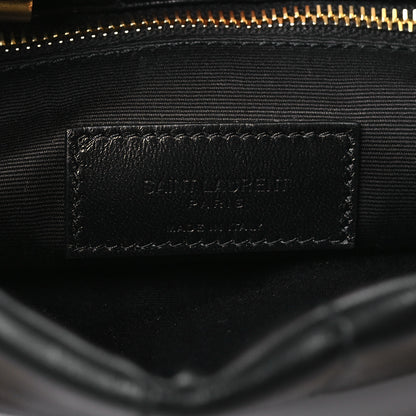 Saint Laurent Lambskin Carre Quilted Mini Shopping Bag Black 6 of 10