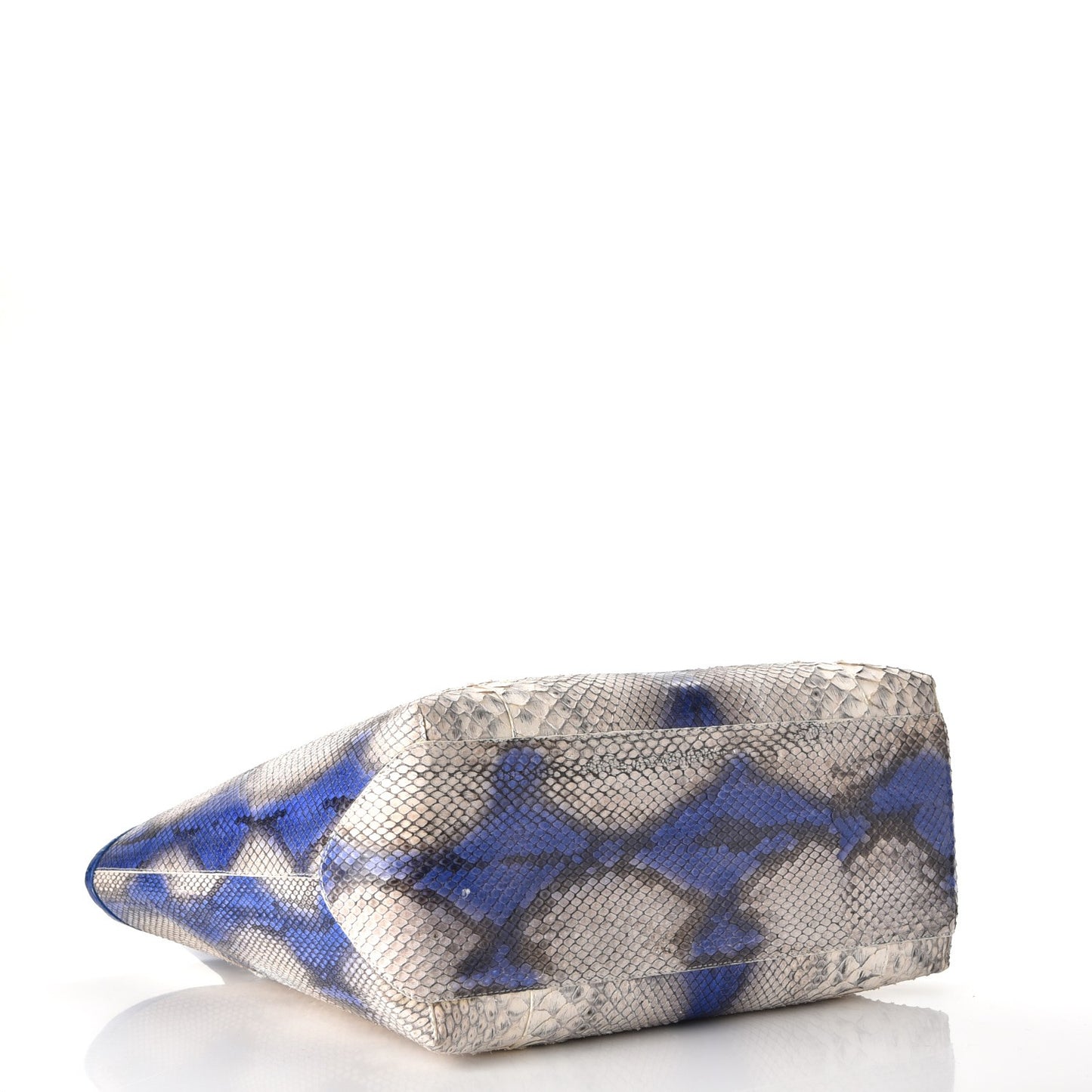 Python Crocodile Small Erica Shopper Tote Cobalt