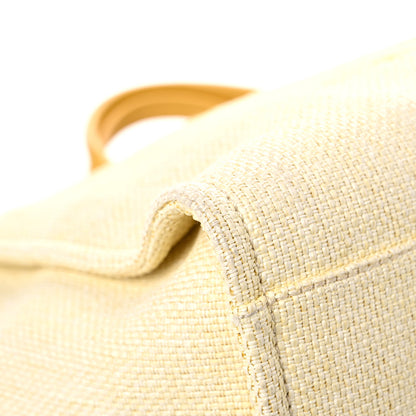 Chanel Woven Straw Raffia Medium Deauville Tote Yellow 8 of 16