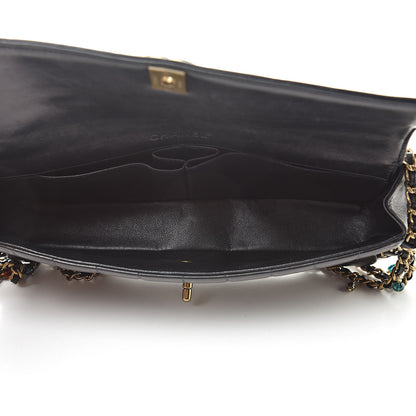 Chanel Lambskin East West Chocolate Bar Flap Black 5 of 16