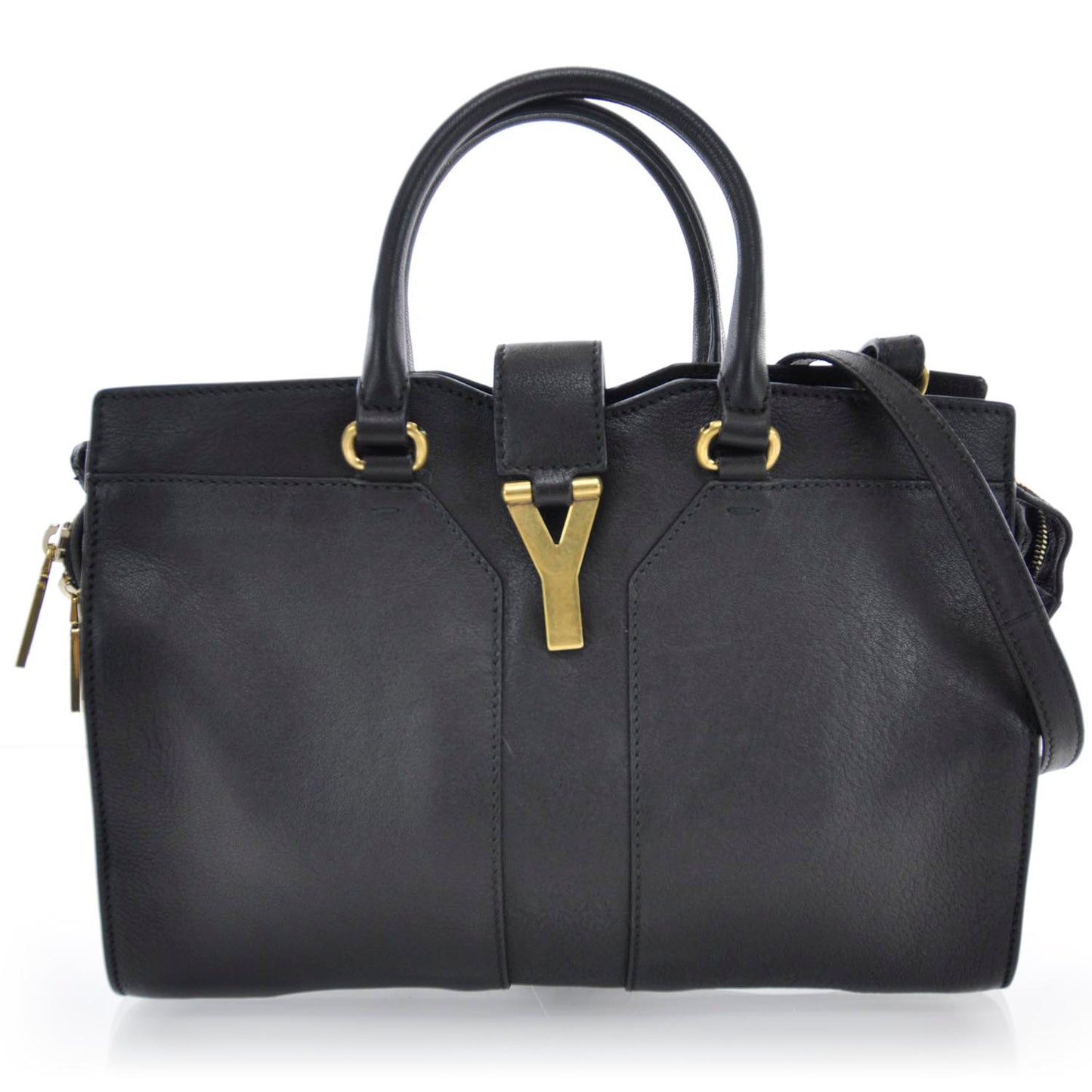 Leather Mini Cabas Chyc Black