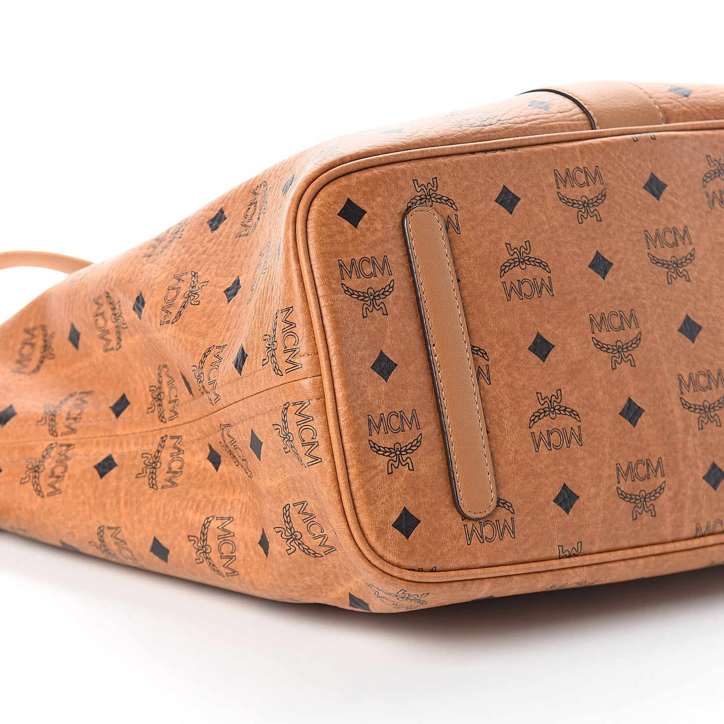 Visetos Medium Liz Reversible Shopper Tote Cognac