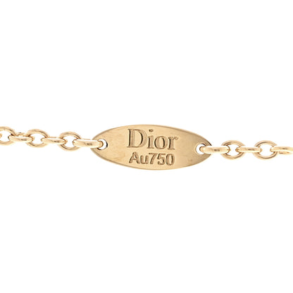 Christian Dior 18K Yellow White Gold Diamond Black Onyx Mother of Pearl Rose Celeste Pendant Necklace 6 of 6