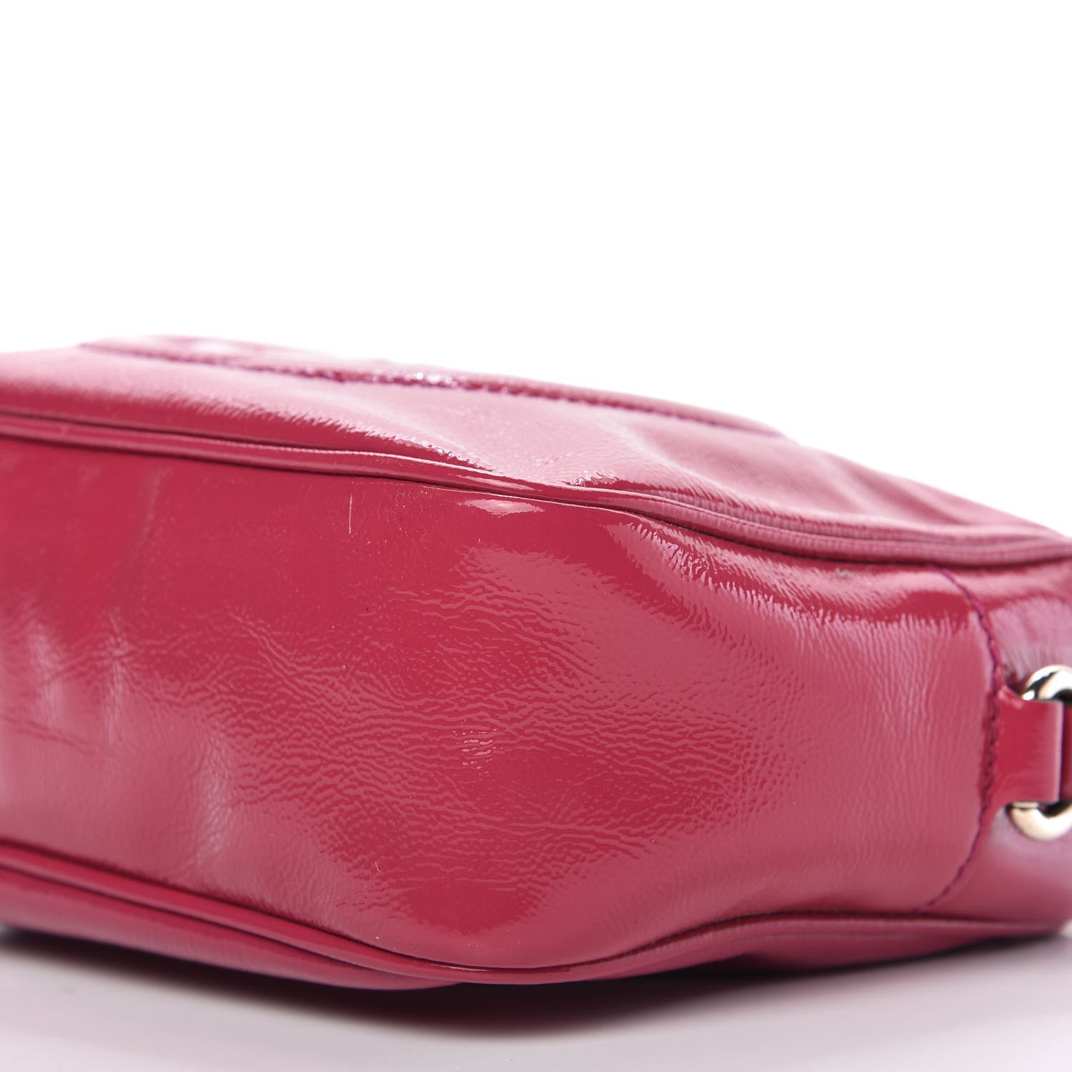 Gucci Soft Patent Small Soho Disco Bag Bright Bougainvillea 7 of 9