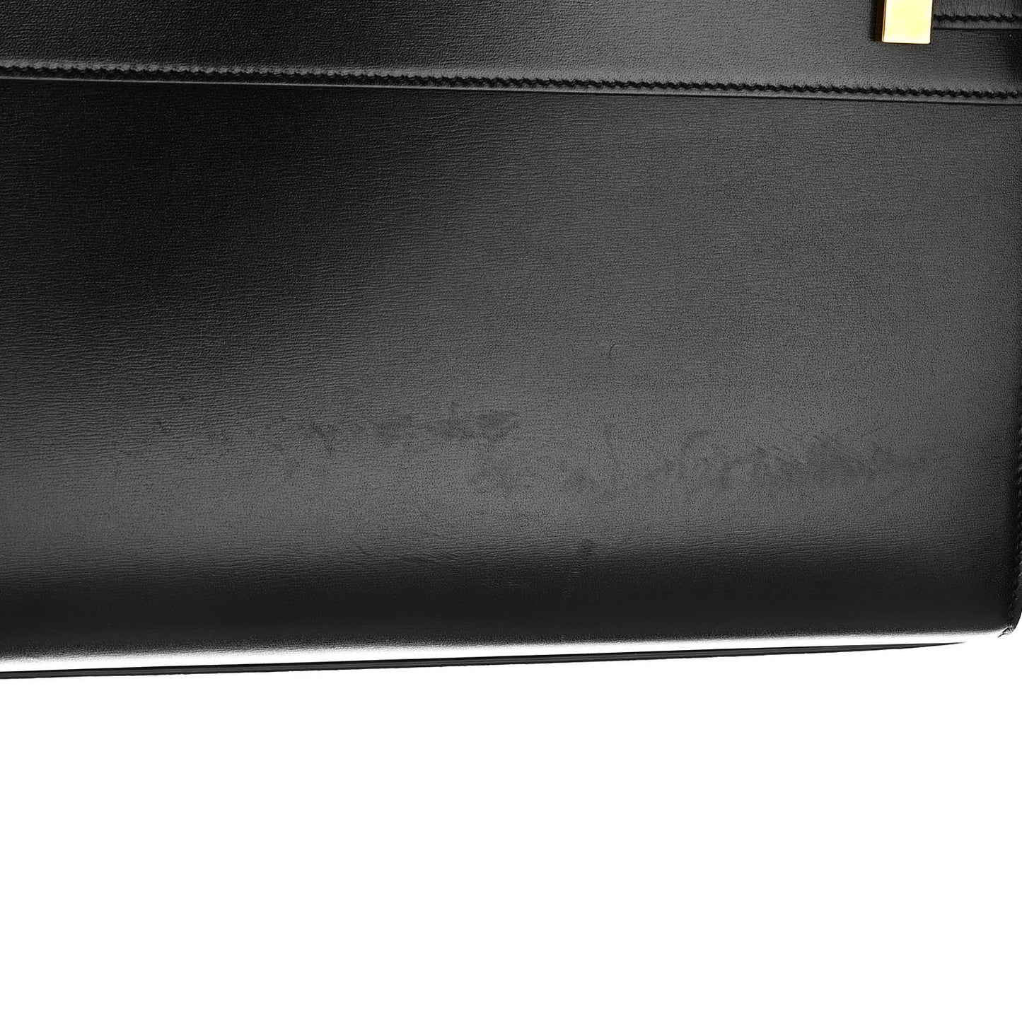 Smooth Calfskin Manhattan Shoulder Bag Black