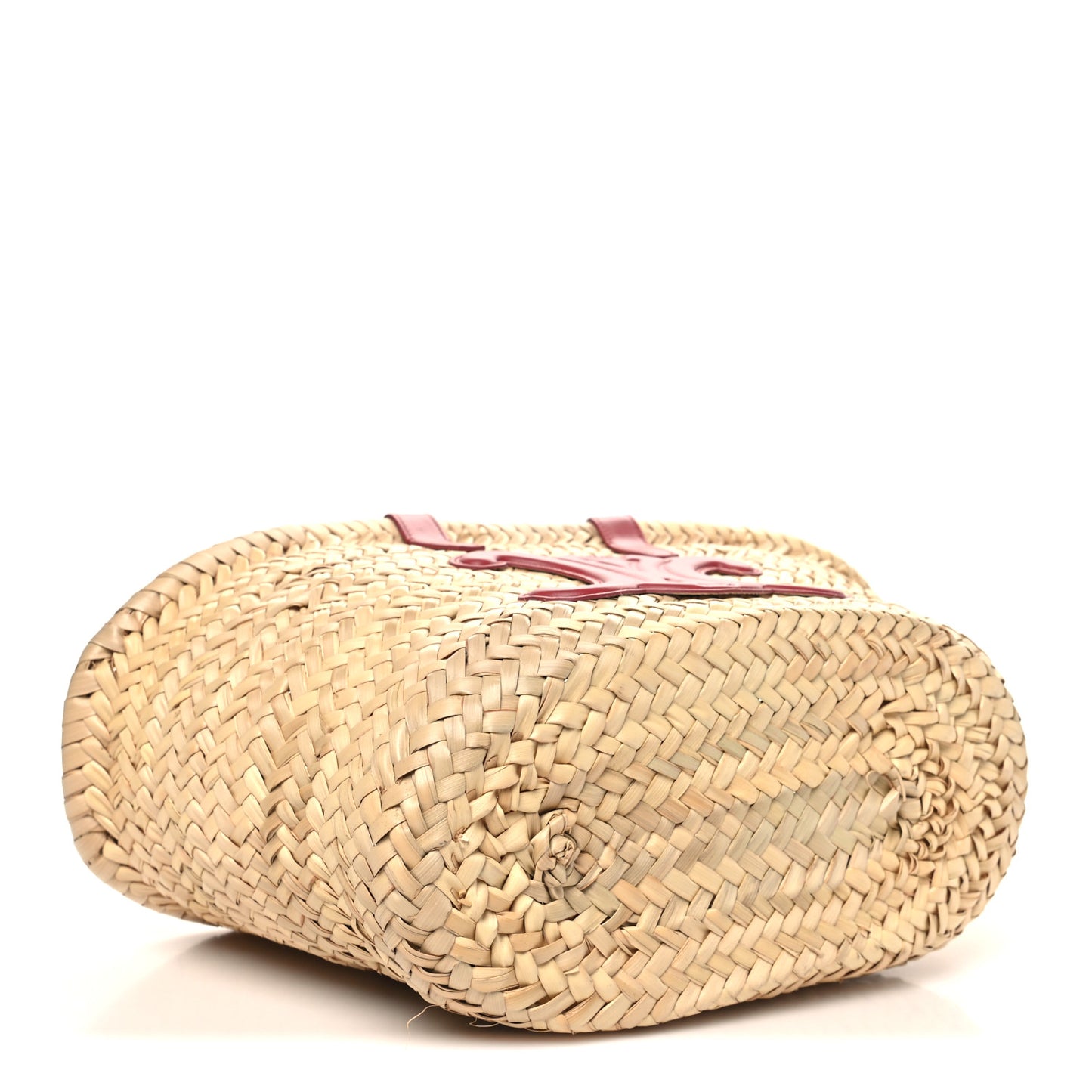 Raffia Calfskin Triomphe Teen Panier Lipstick
