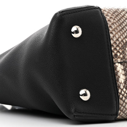 Louis Vuitton Snakeskin Soft Lockit PM Black 9 of 10