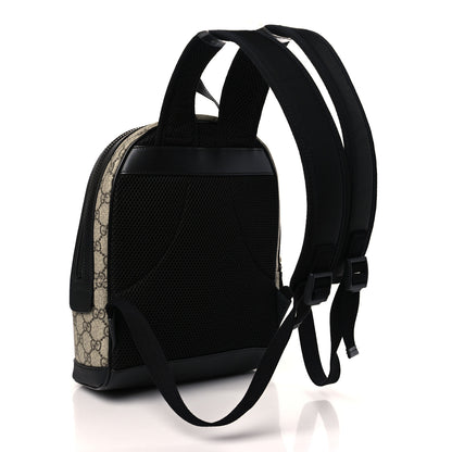 Gucci GG Supreme Monogram Small Eden Day Backpack Black 3 of 9