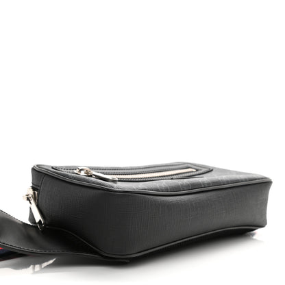 Gucci Soft GG Supreme Monogram Web Belt Bag Black Grey 4 of 9