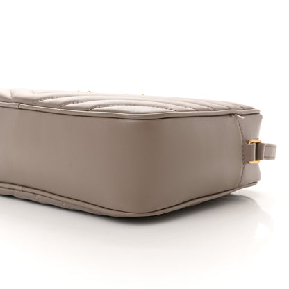 Saint Laurent Calfskin Matelasse Monogram Lou Camera Bag Greyish Brown 10 of 11