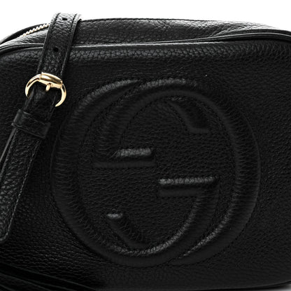 Gucci Pebbled Calfskin Small Soho Disco Bag Black 8 of 11
