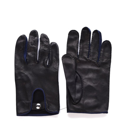 Hermes Lambskin Gloves 10 Black 1 of 5