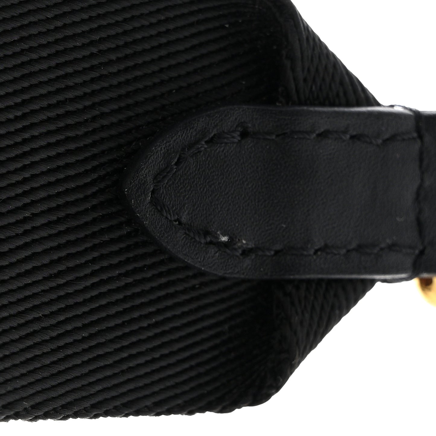 Nylon Petite Malle Souple Shoulder Strap Black