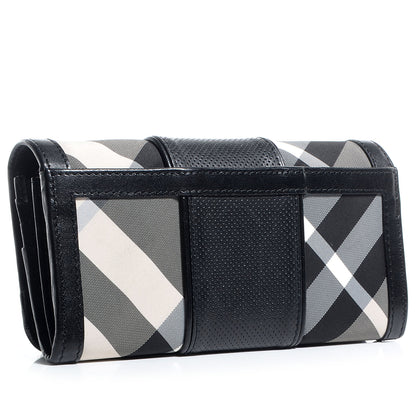 Burberry Beat Check Penrose Perforated Wallet Black 3 of 8
