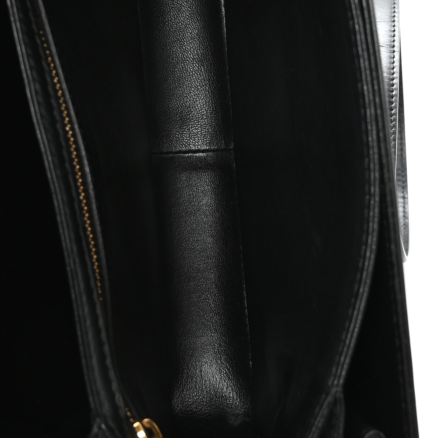 Shiny Calfskin Medium Triomphe Black