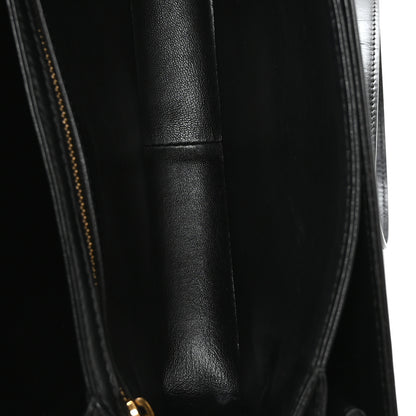 Celine Shiny Calfskin Medium Triomphe Black 4 of 10