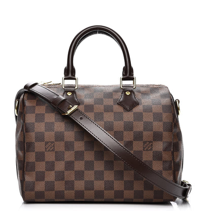 Louis Vuitton Damier Ebene Speedy Bandouliere 25 1 of 8