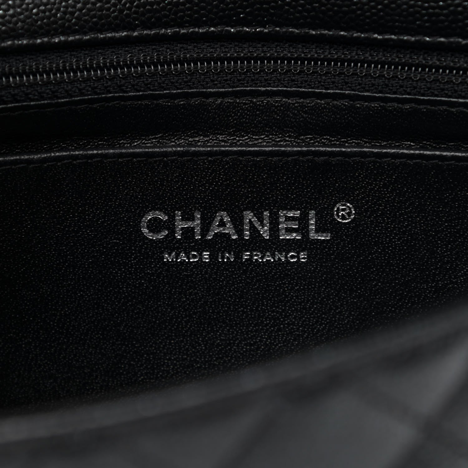 Chanel Iridescent Caviar Quilted Mini Rectangular Flap Black 6 of 11