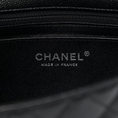 Chanel Iridescent Caviar Quilted Mini Rectangular Flap Black 6 of 11