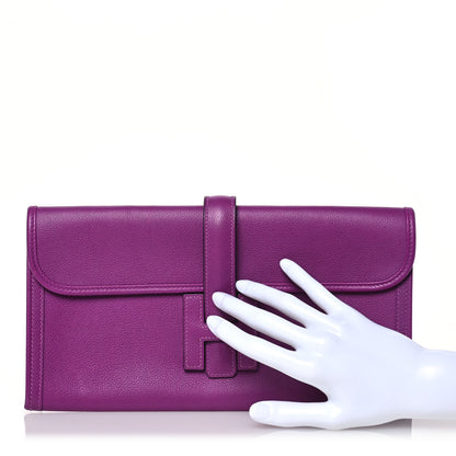 Hermes Evercolor Jige Elan 29 Clutch Anemone 2 of 11
