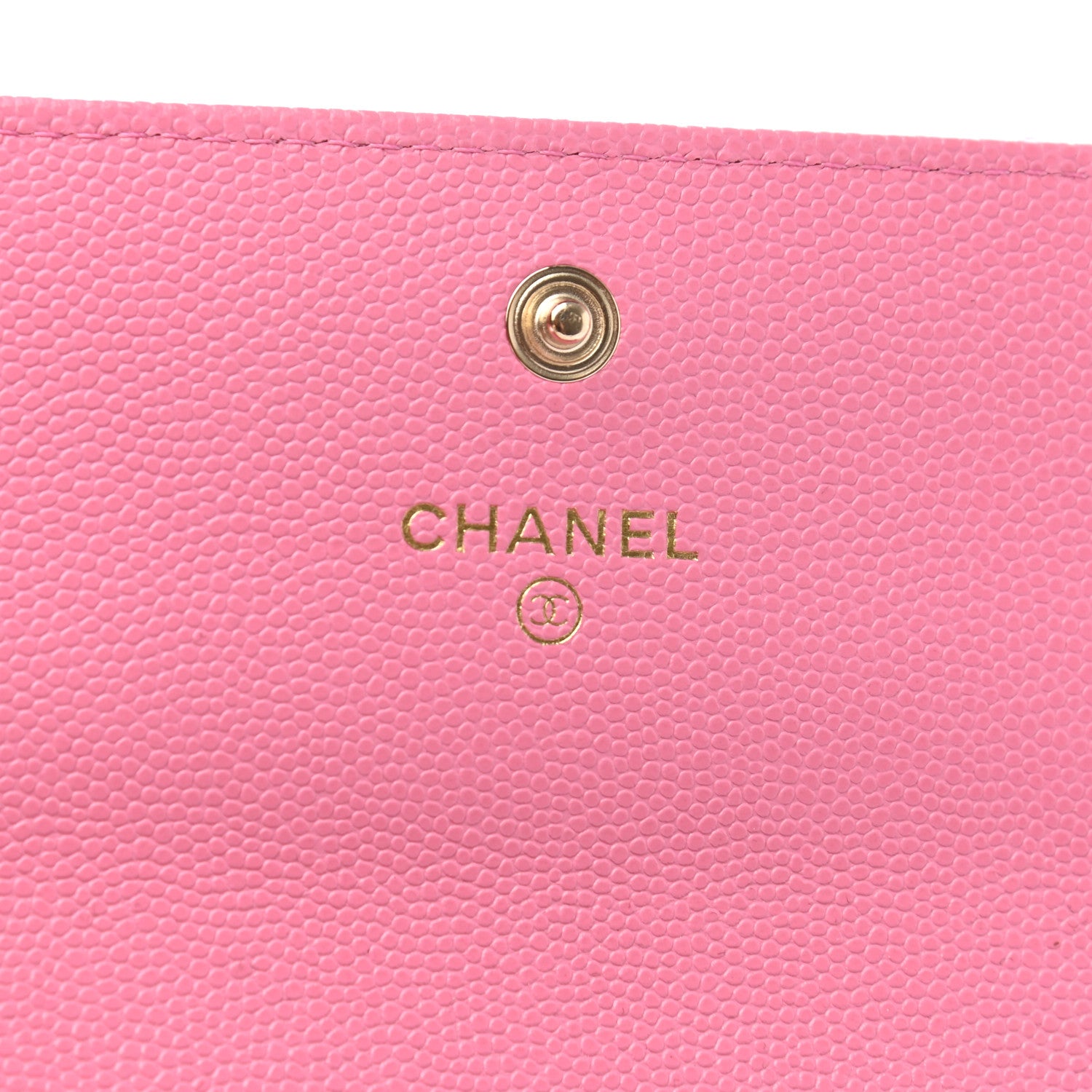 Chanel Caviar Pearl Quilted Coco Candy Wallet Pink 6 of 7