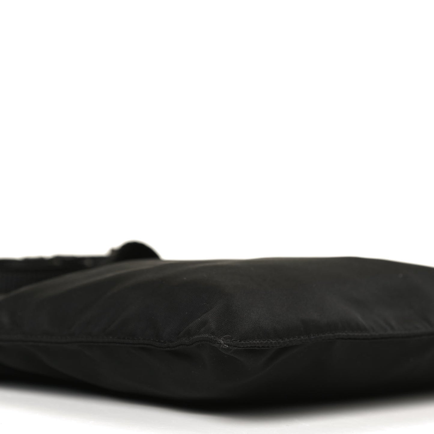 Nylon Vela Flat Messenger Bag Black