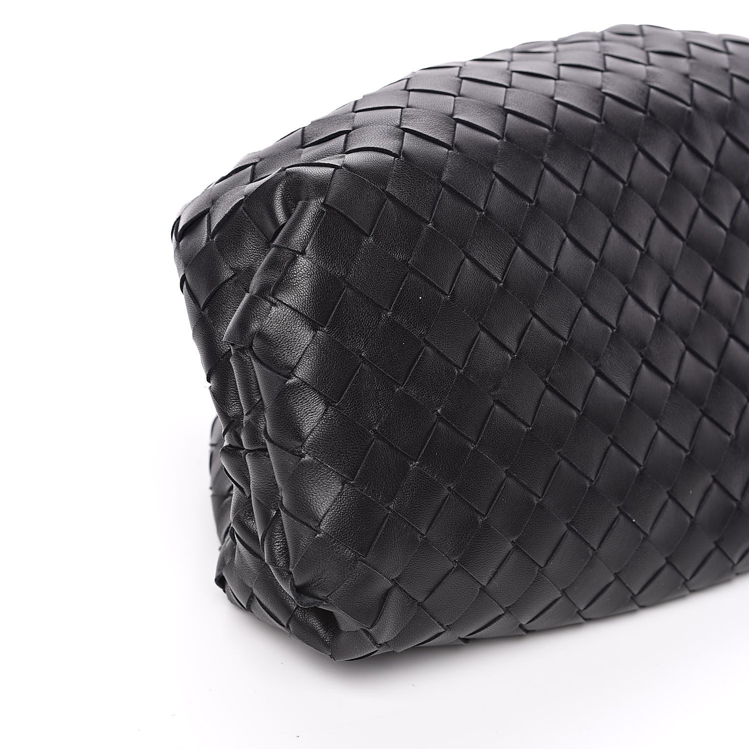 Bottega Veneta Nappa Maxi Intreccio The Pouch Oversized Clutch Black 9 of 10