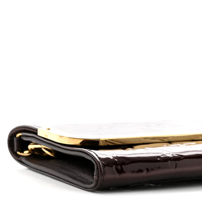 Louis Vuitton Vernis Rossmore MM Amarante 8 of 10