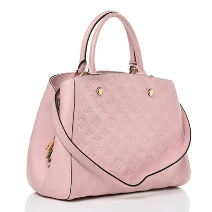 Louis Vuitton Empreinte Montaigne MM Rose Ballerine 5 of 17