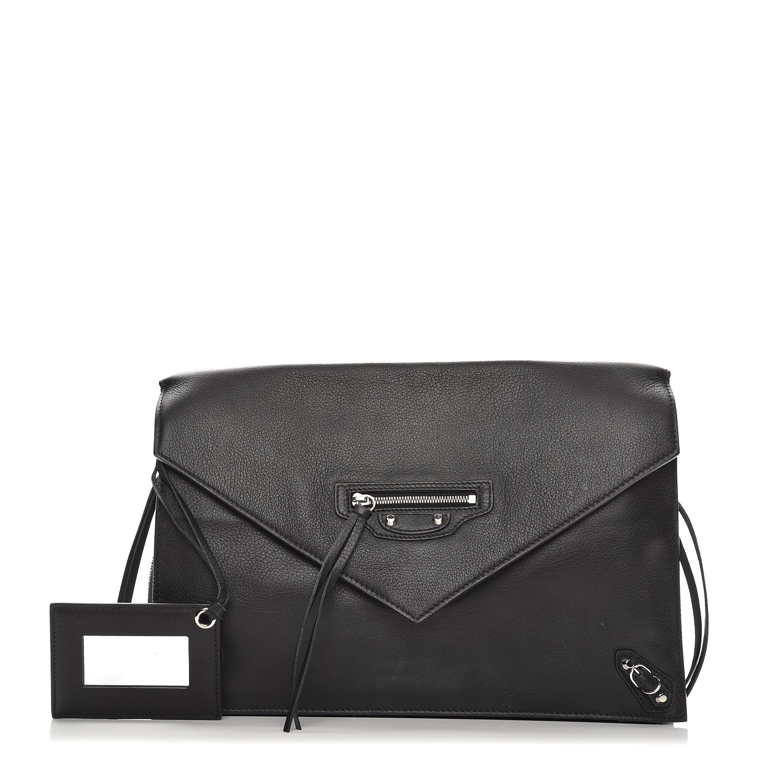 Balenciaga Veau Papier Sight Clutch Black 1 of 7