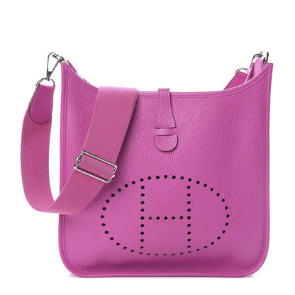 Hermes Taurillon Clemence Evelyne III PM Magnolia 1 of 9