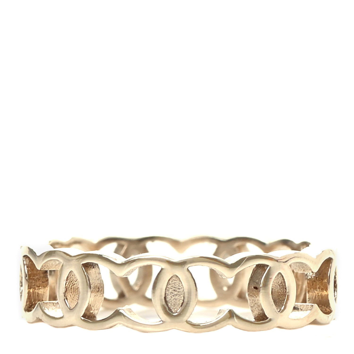 Chanel Metal CC Ring 6 52 Gold 2 of 4
