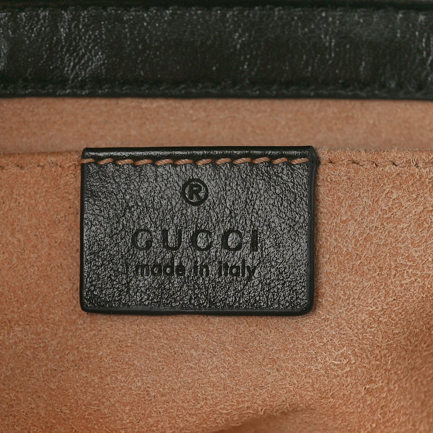 Monogram Matelasse Diagonal Mini GG Marmont Shoulder Bag Beige Black