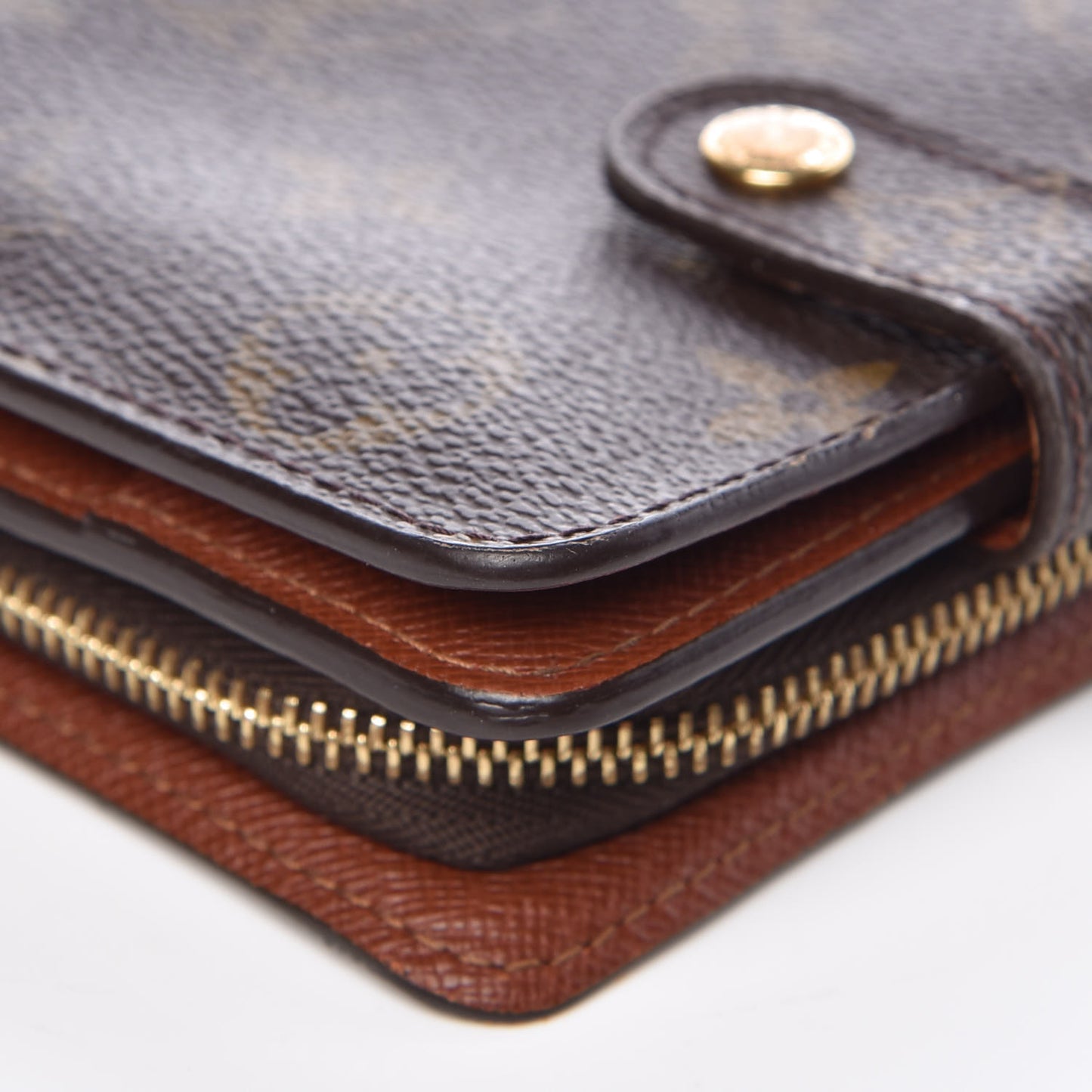 Monogram Compact Zippe Zipped Wallet