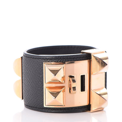 Hermes Epsom Collier de Chien CDC Bracelet S Black 3 of 7