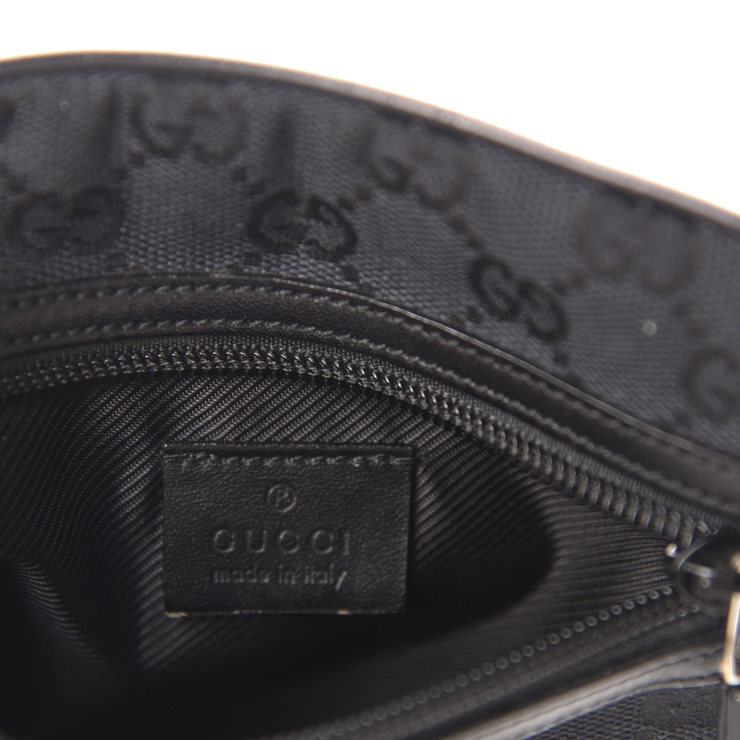 Gucci Monogram Small Messenger Black 8 of 10