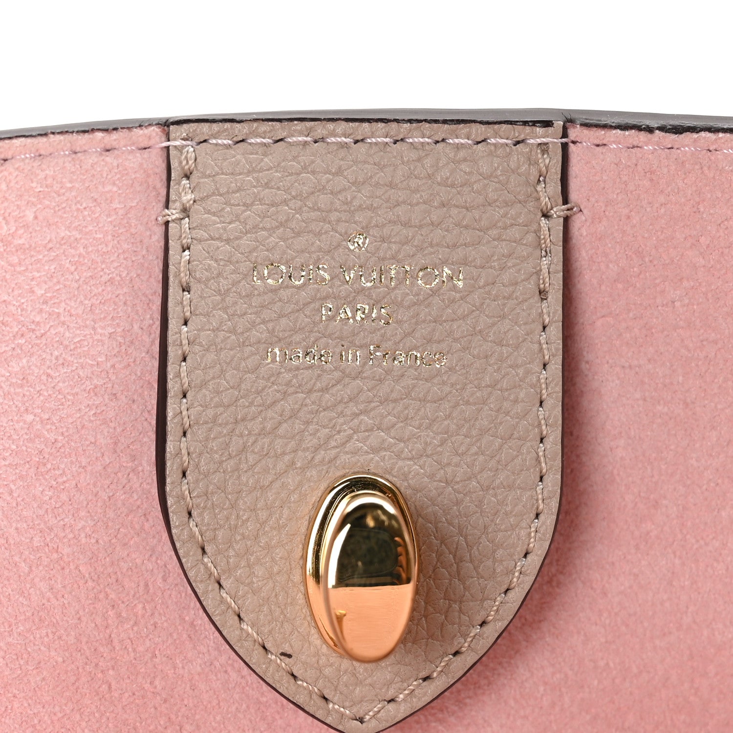 Louis Vuitton Calfskin Lockme Go Tote Greige 7 of 9