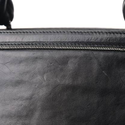 Chanel Lambskin East West Soho Shopper Black 14 of 16