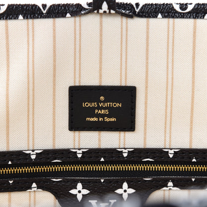 Louis Vuitton Monogram Giant Jungle Neverfull MM Ivory 9 of 11
