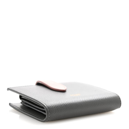 Celine Grained Calfskin Medium Multifunction Strap Wallet Grey Vintage Pink 4 of 11