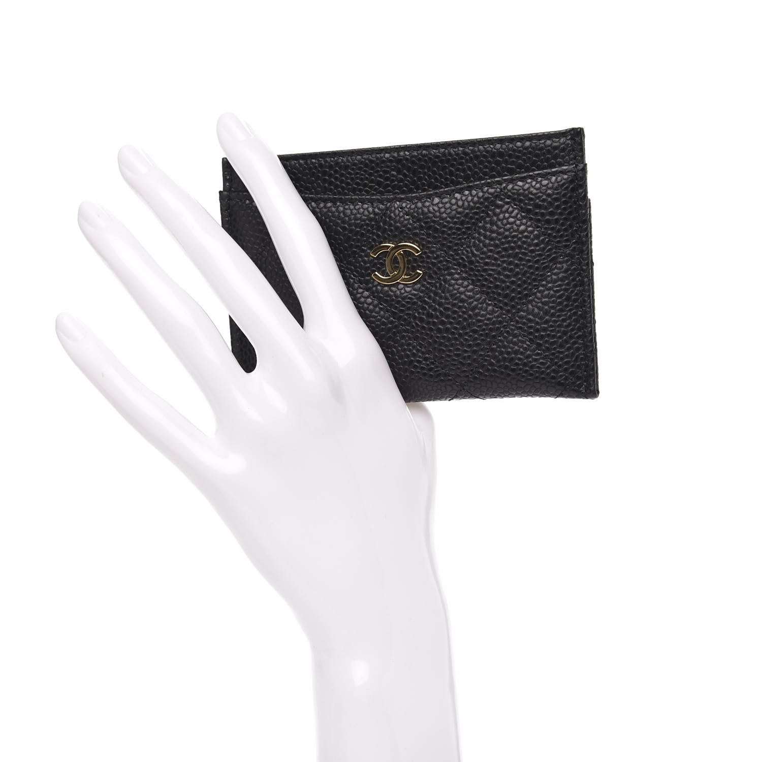Chanel Caviar Quilted Card Holder Black 2 of 8